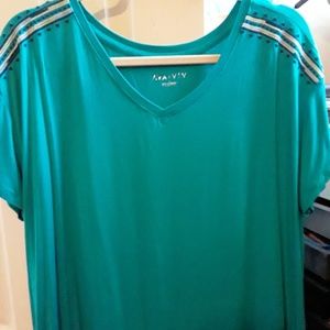 Teal green Ava + Viv T-shirt